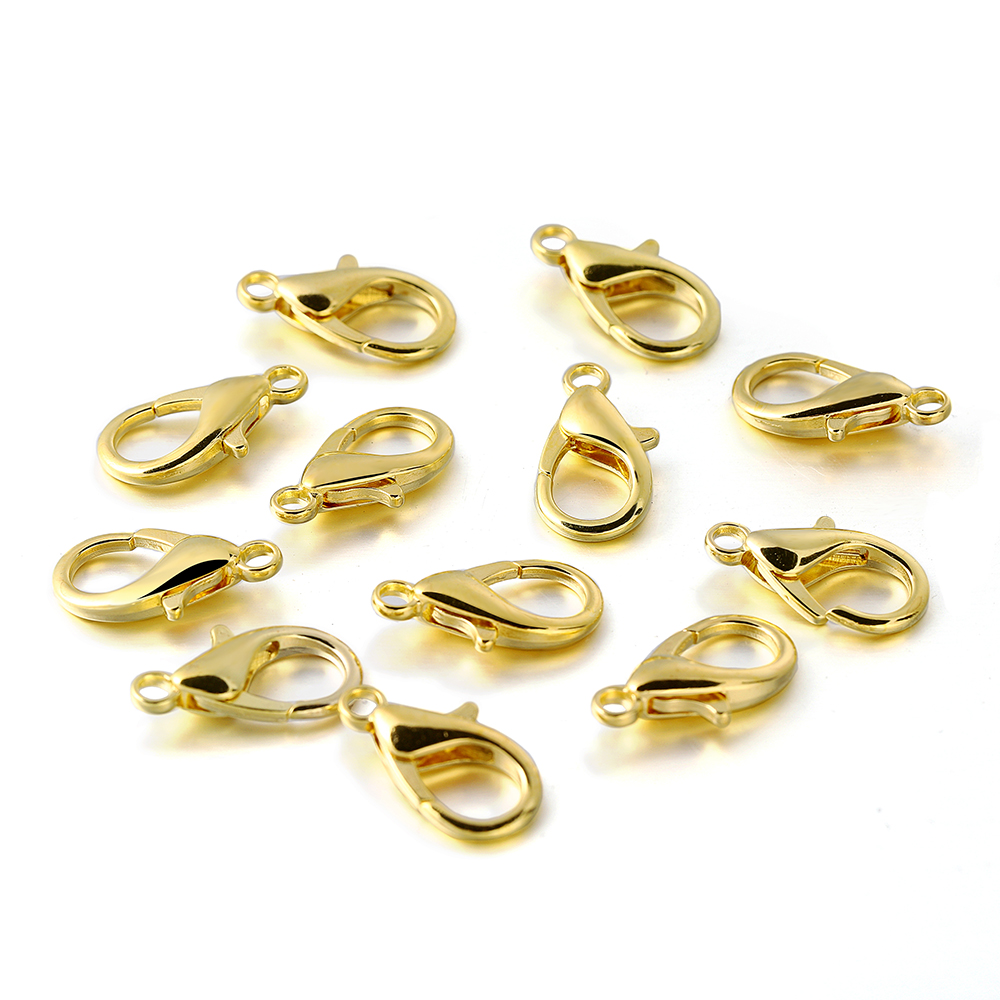 Jewelry Making Findings - 10pcs/lot Multiple Size Lobster Clasps Necklace