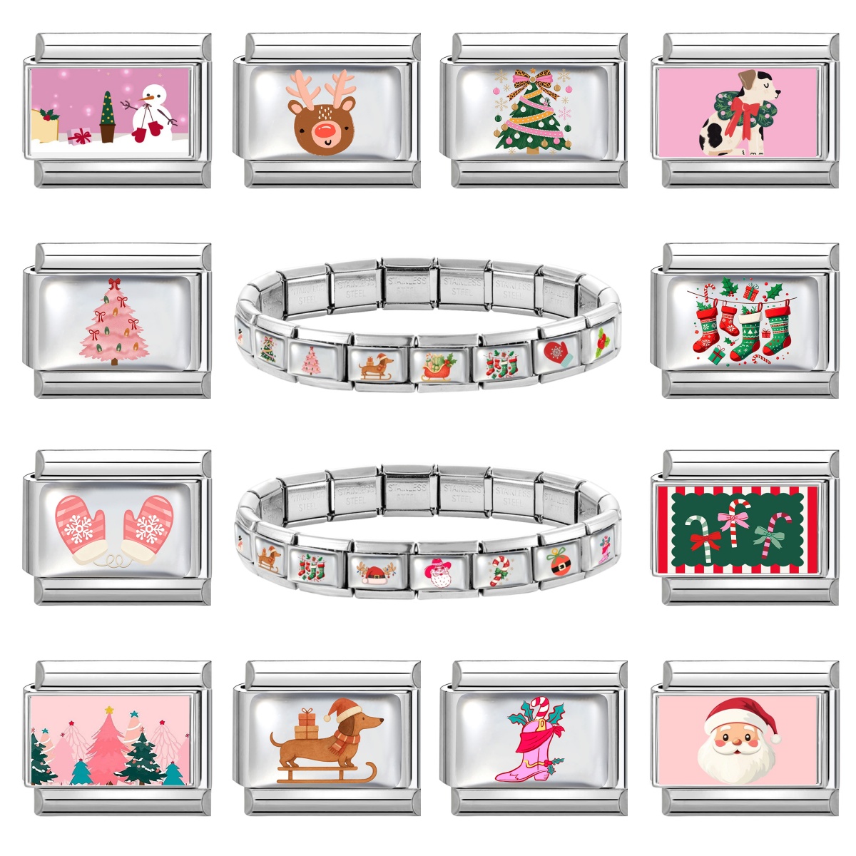 Jewelry Making Gloves - Y2K Christmas Snowman Socks Gloves Tree