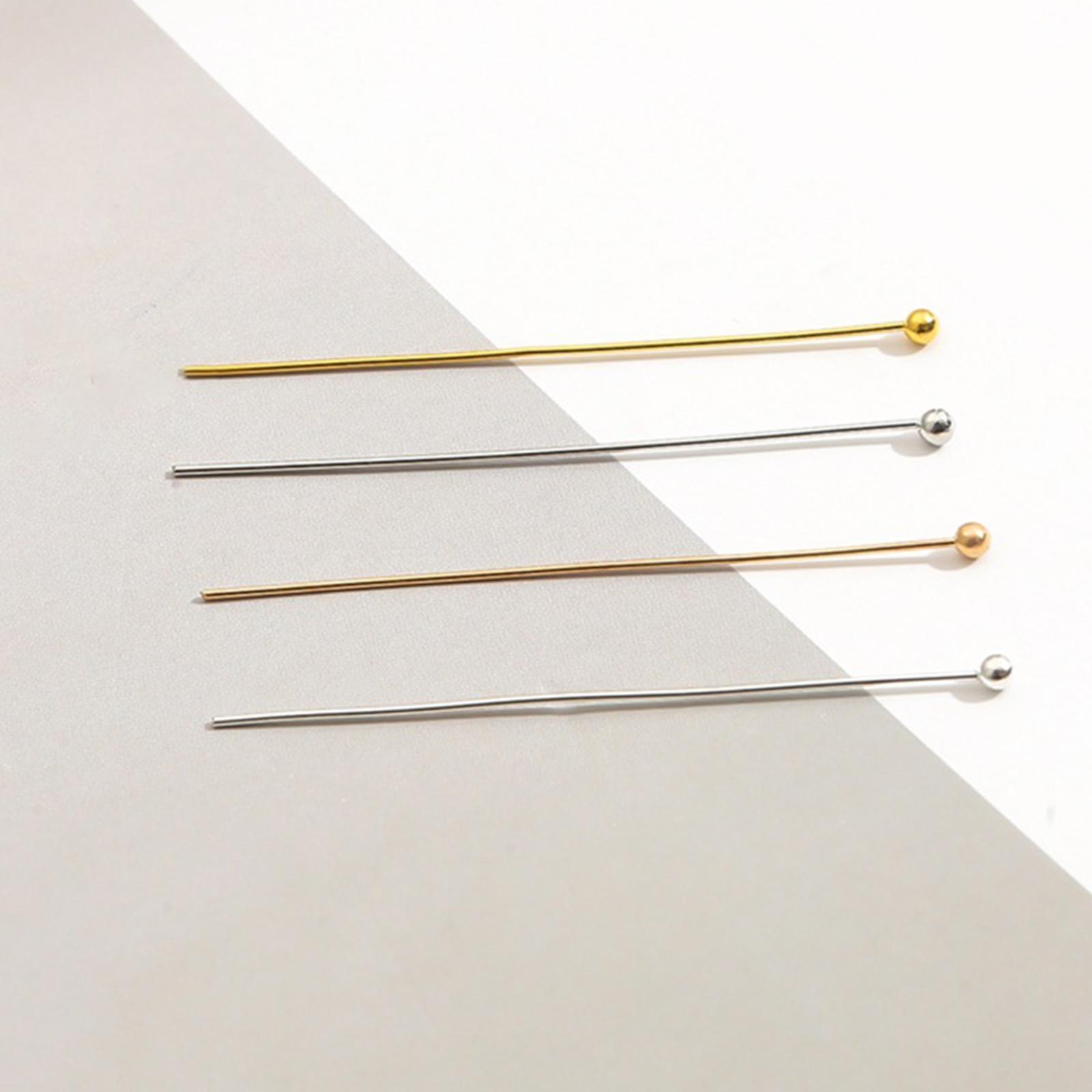 Eyepin Ball End - 200 Metal End Head Findings for