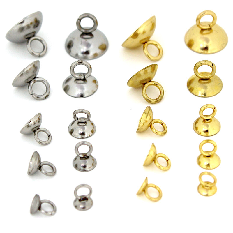 Jewelry Making Findings - 20Pcs 4/5/6/8/10mm Stainless Steel Beads End
