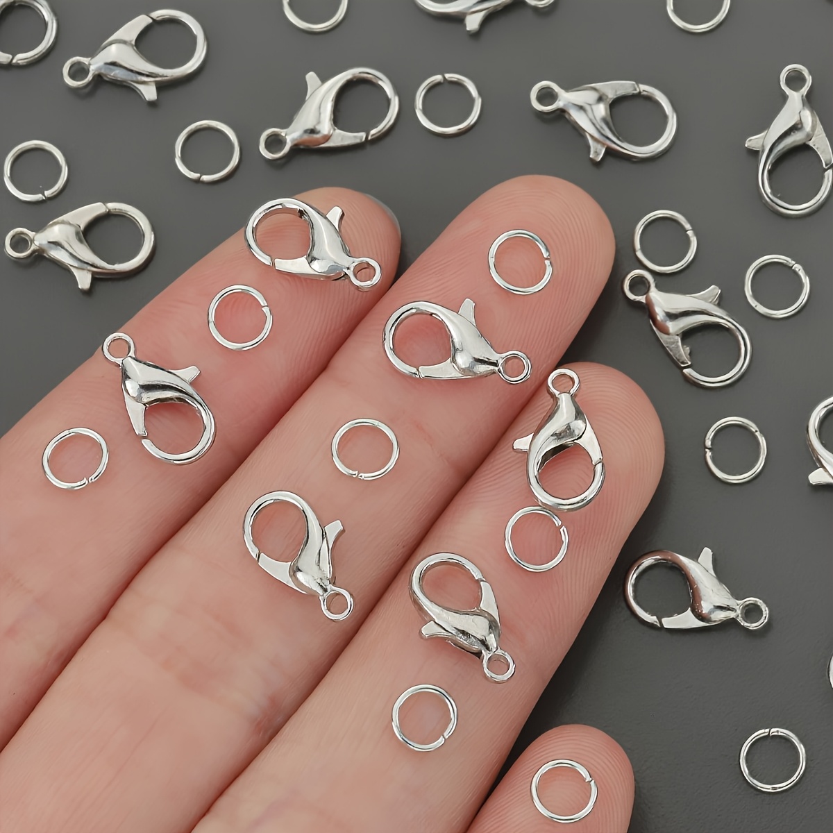 1/2/300pcs Lobster Clasps Open - Jewelry Making Jump Rings recension och pris