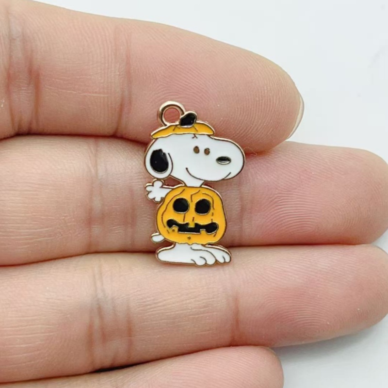 10Pcs Cute Halloween Cartoon P - Jewelry Making Charms recension och pris