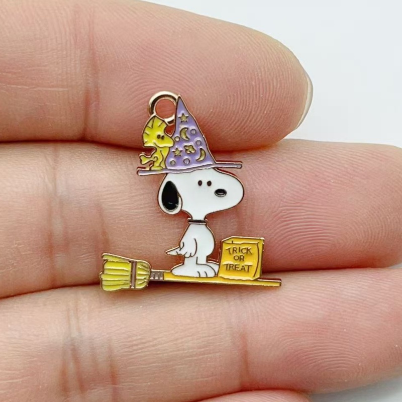10Pcs Cute Halloween Cartoon P - Jewelry Making Charms recension och pris