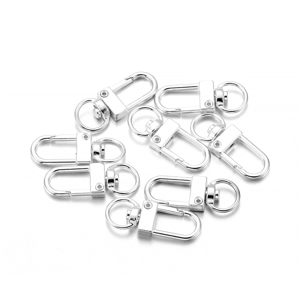 10pcs/pack Rotating Dog Buckle - Jewelry Making Metal Supplies recension och pris