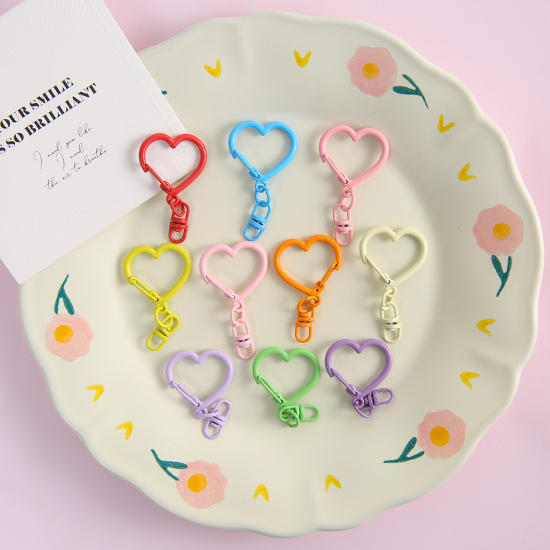 10Pcs Colorful Zinc Alloy Hear - Jewelry Making Jump Rings recension och pris