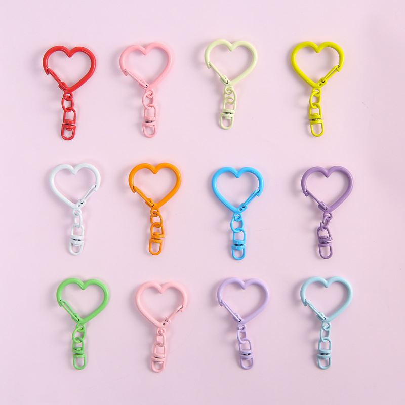 10Pcs Colorful Zinc Alloy Hear - Jewelry Making Jump Rings recension och pris
