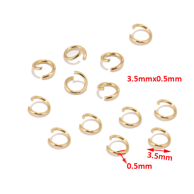 200pcs 18K Gold Stainless Stee - Lobster Clasp Silver recension och pris