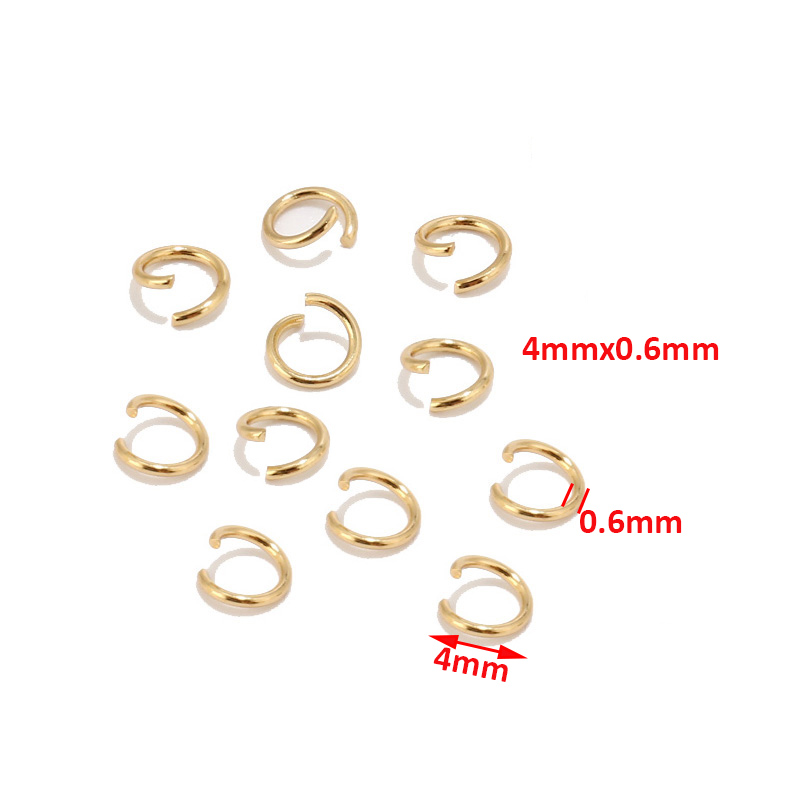 200pcs 18K Gold Stainless Stee - Lobster Clasp Silver recension och pris