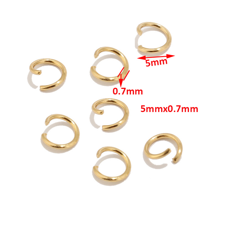 200pcs 18K Gold Stainless Stee - Lobster Clasp Silver recension och pris