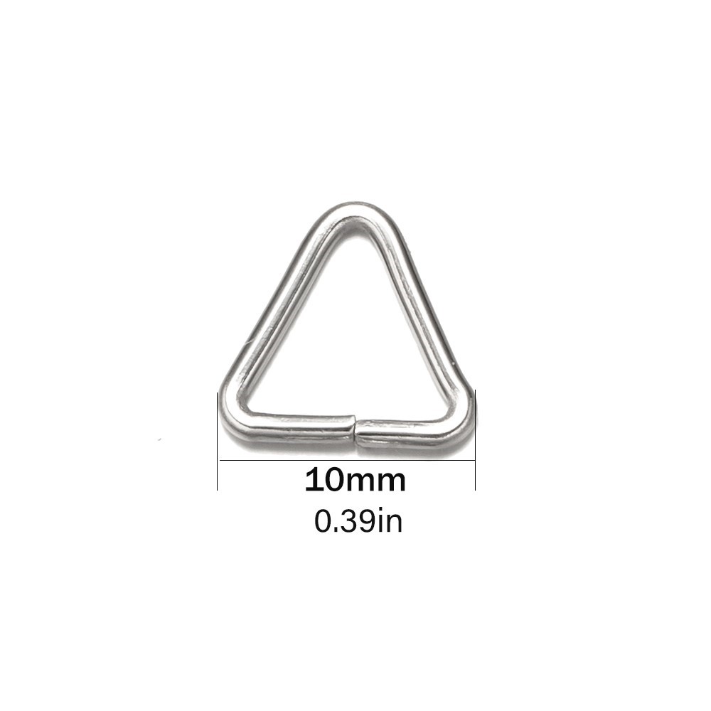100pcs Stainless Steel Open Tr - Jewelry Making Jump Rings recension och pris
