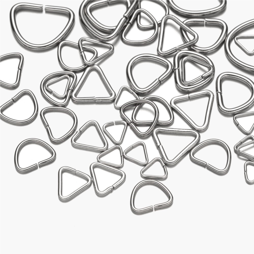 100pcs Stainless Steel Open Tr - Jewelry Making Jump Rings recension och pris