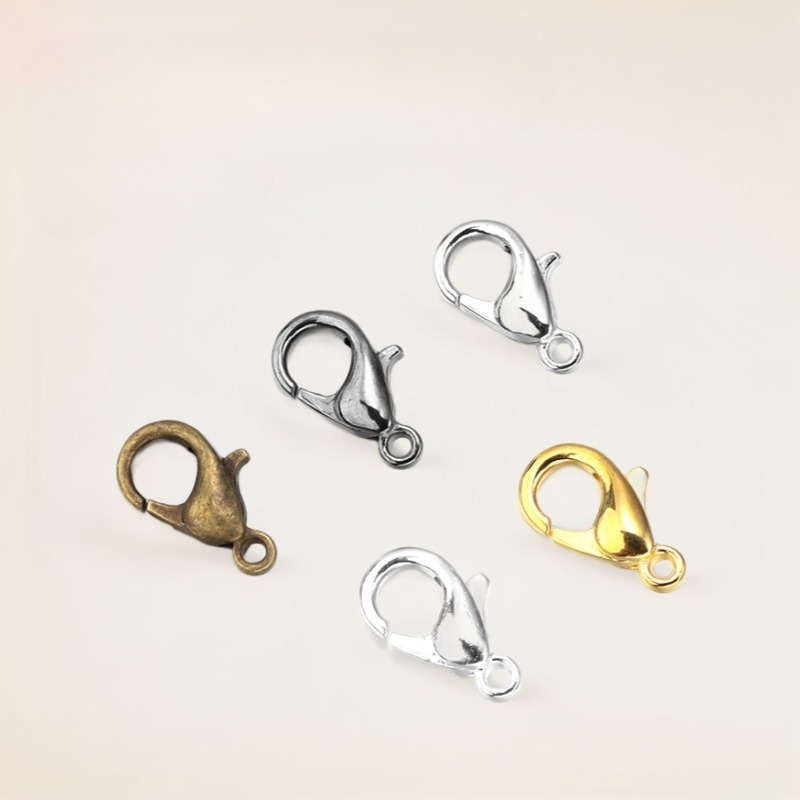 100pcs 9 12 14mm Zinc Alloy Lo - Jewelry Making Metal Supplies recension och pris
