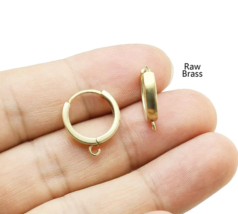 10pcs Brass Ear Hoops, Leverba - Jewelry Making Metal Supplies recension och pris