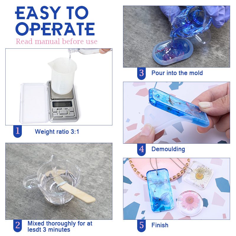 Epoxy Resin Kit Crystal Clear  - Jewelry Making Gloves recension och pris