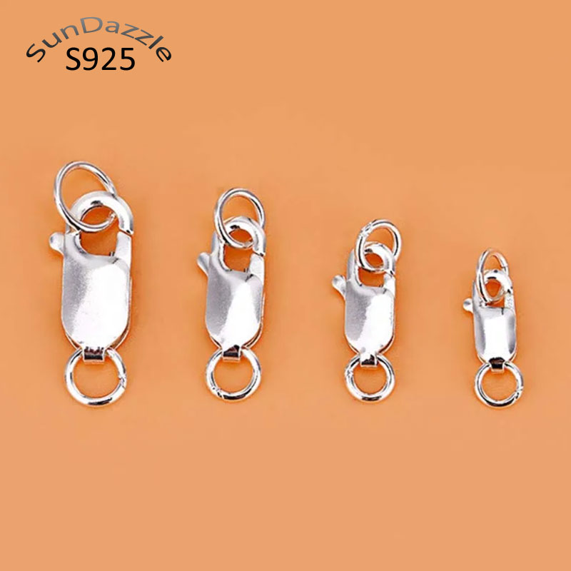 Genuine Real Pure Solid 925 St - Lobster Clasp Silver recension och pris