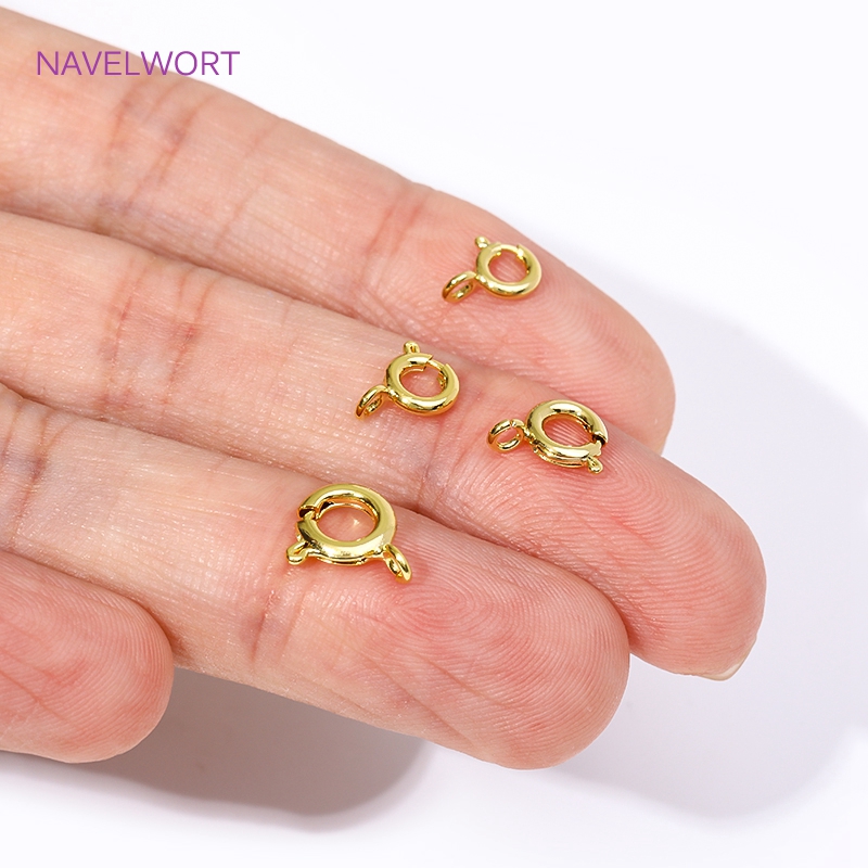 14K/18K Gold Plated Brass Spri - Jewelry Making Metal Supplies recension och pris