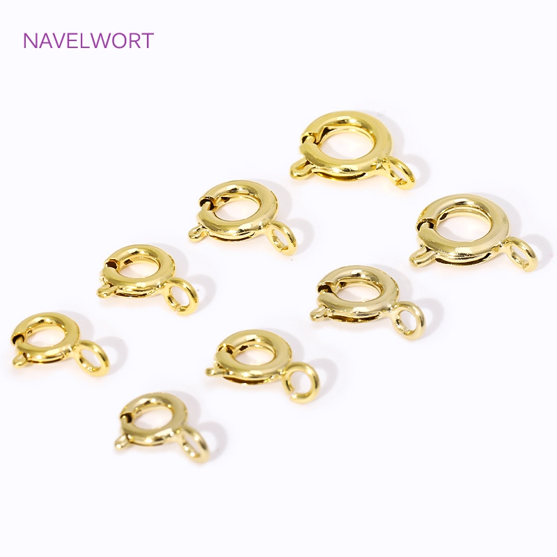 14K/18K Gold Plated Brass Spri - Jewelry Making Metal Supplies recension och pris