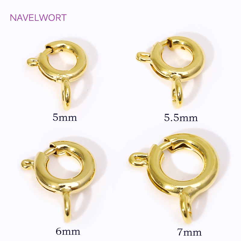 14K/18K Gold Plated Brass Spri - Jewelry Making Metal Supplies recension och pris