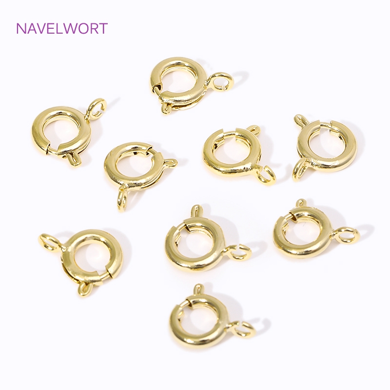 14K/18K Gold Plated Brass Spri - Jewelry Making Metal Supplies recension och pris