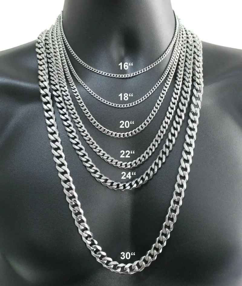 Men's 925 Sterling Silver Neck - Lobster Clasp Silver recension och pris