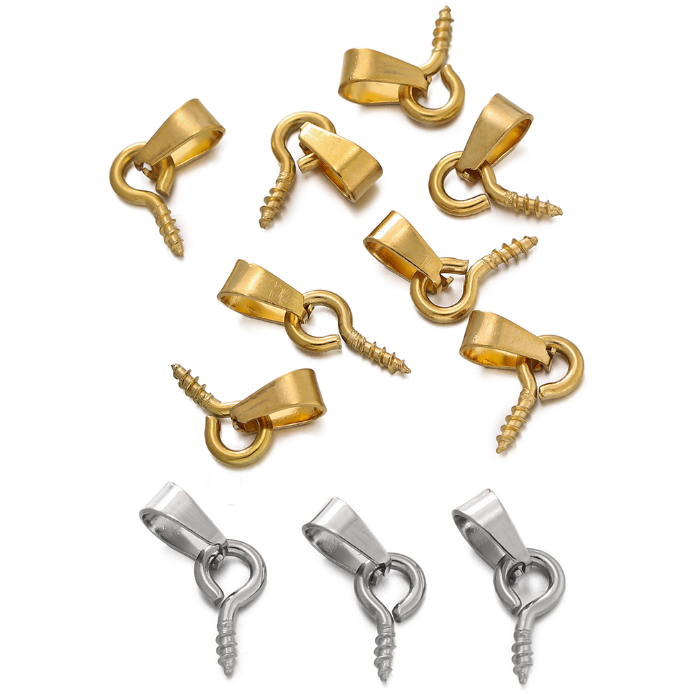 20Sets Stainless Steel Bail Cl - Jewelry Making Charms recension och pris
