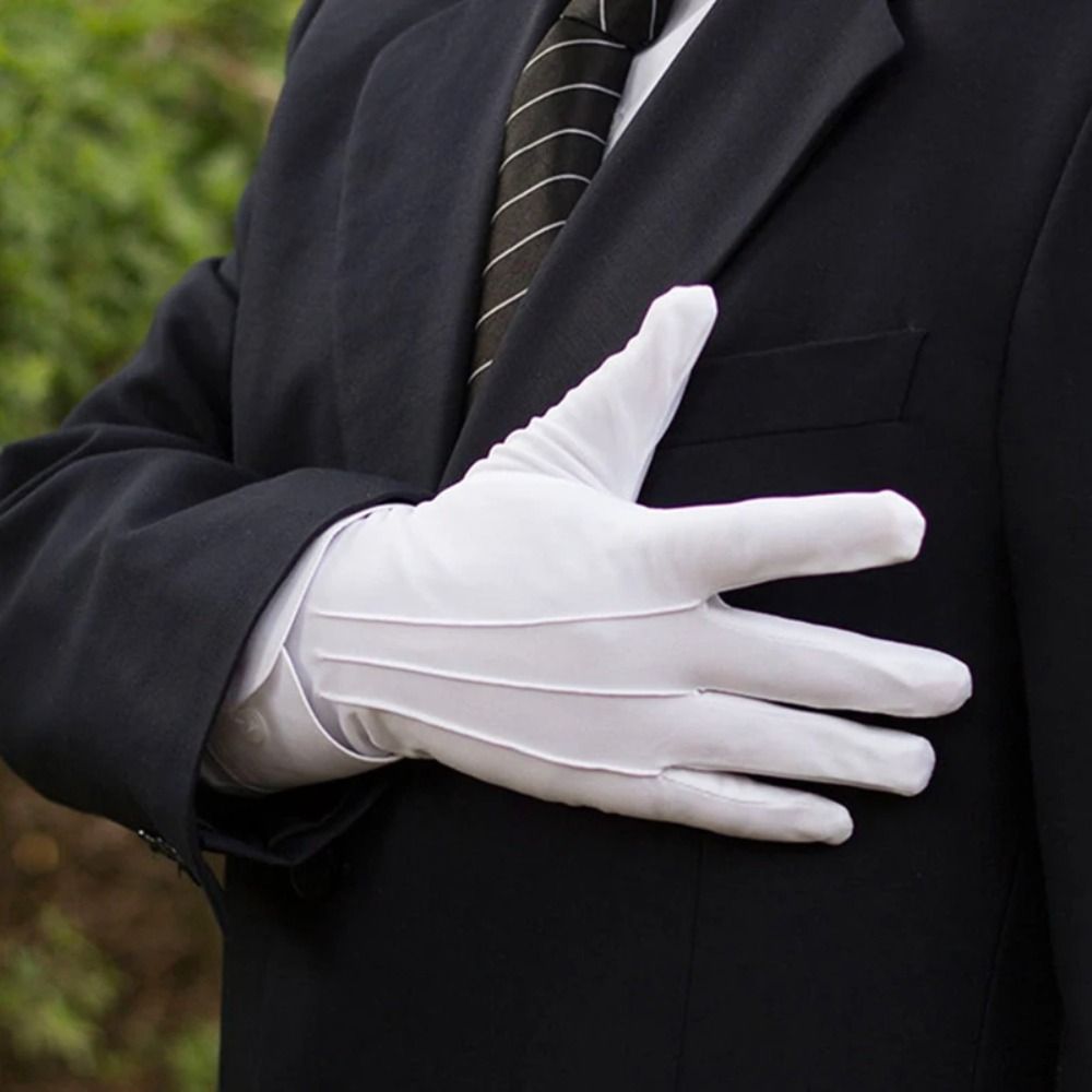 Soft White Cotton Gloves Thin  - Jewelry Making Gloves recension och pris