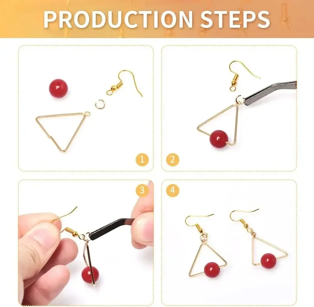 100-500Pcs Stainless Steel Ear - Jewelry Making Findings recension och pris
