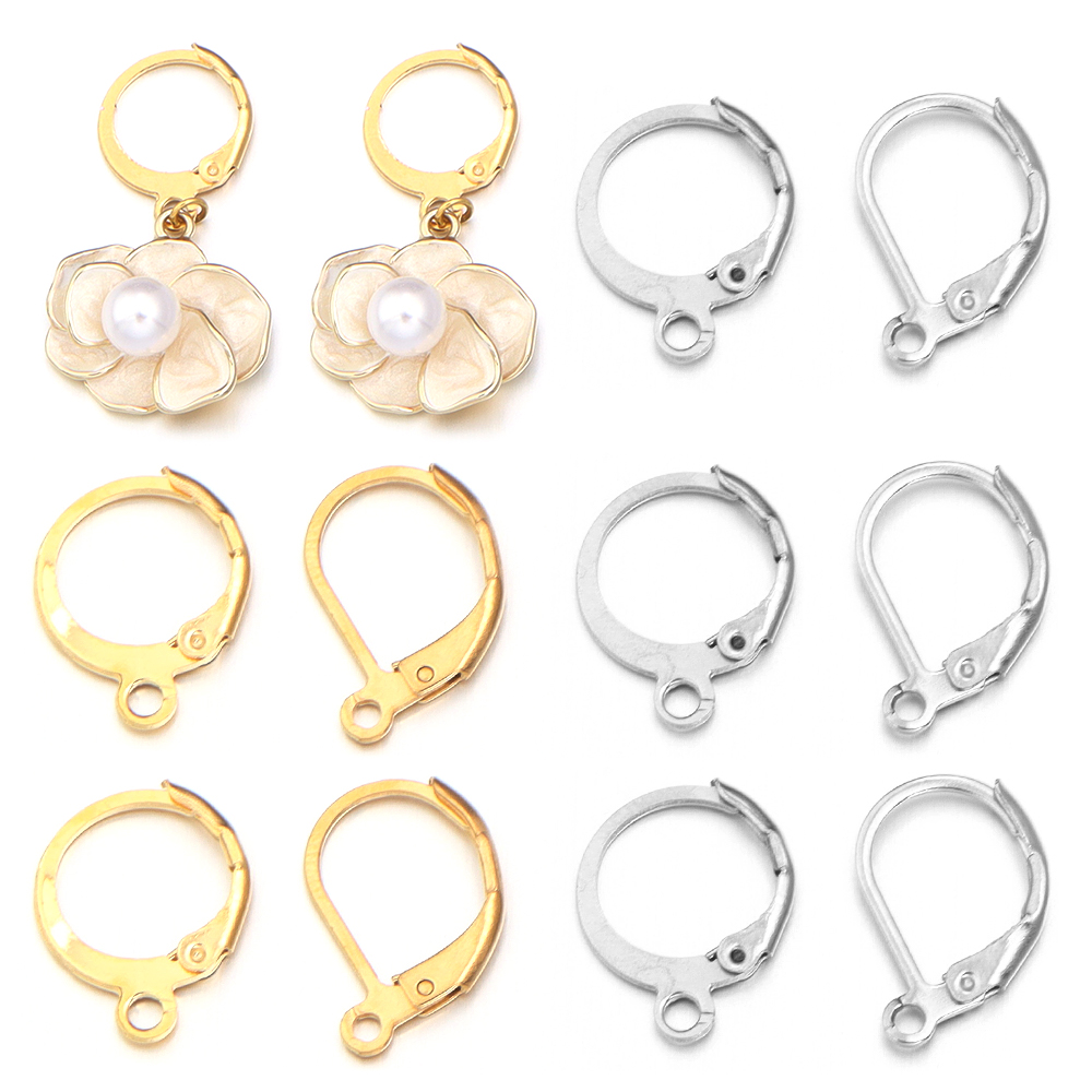 20pcs/lot Stainless Steel Ear  - Jewelry Making Metal Supplies recension och pris