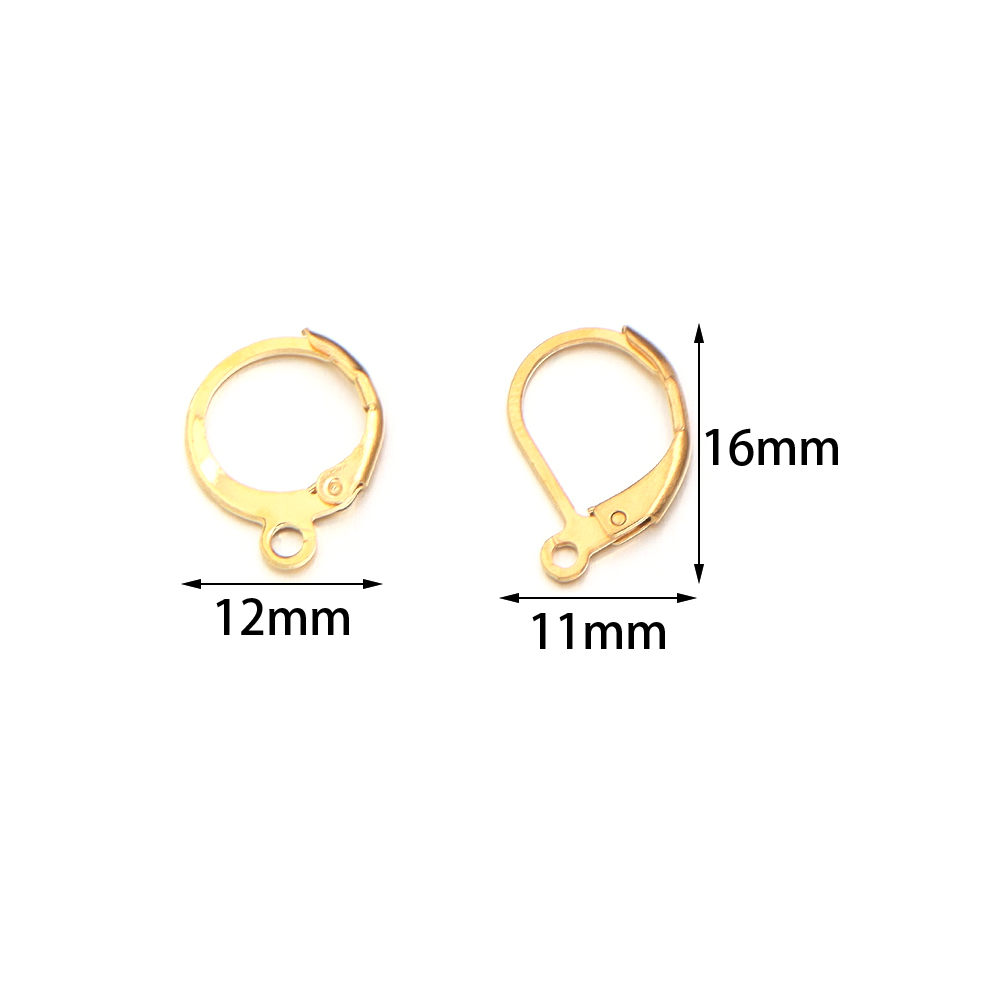 20pcs/lot Stainless Steel Ear  - Jewelry Making Metal Supplies recension och pris