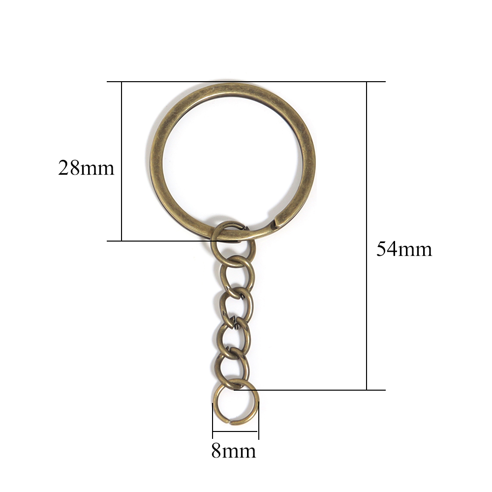 5/20Sets/Lot Metal Key Ring Ke - Jewelry Making Jump Rings recension och pris