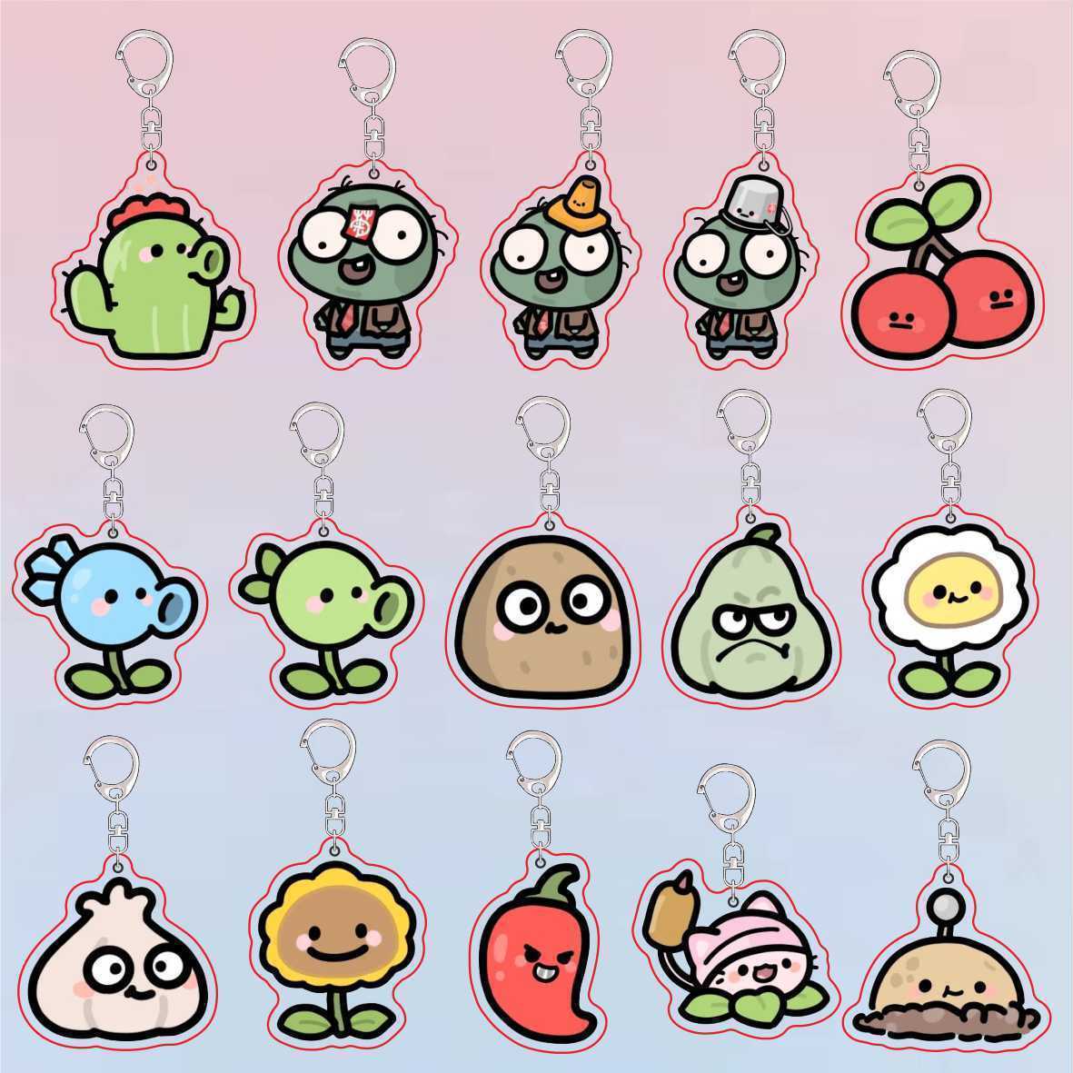 Plants Vs Zombies Acrylic Cute - Jewelry Making Findings recension och pris