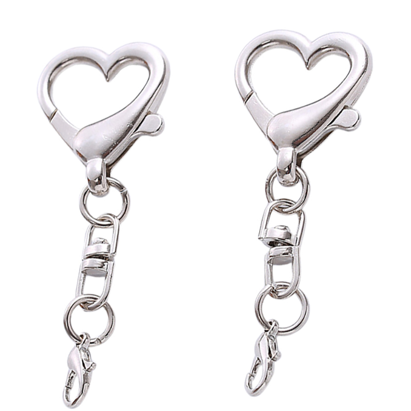 10/20/50Pieces Unique Alloy He - Lobster Clasp Silver recension och pris