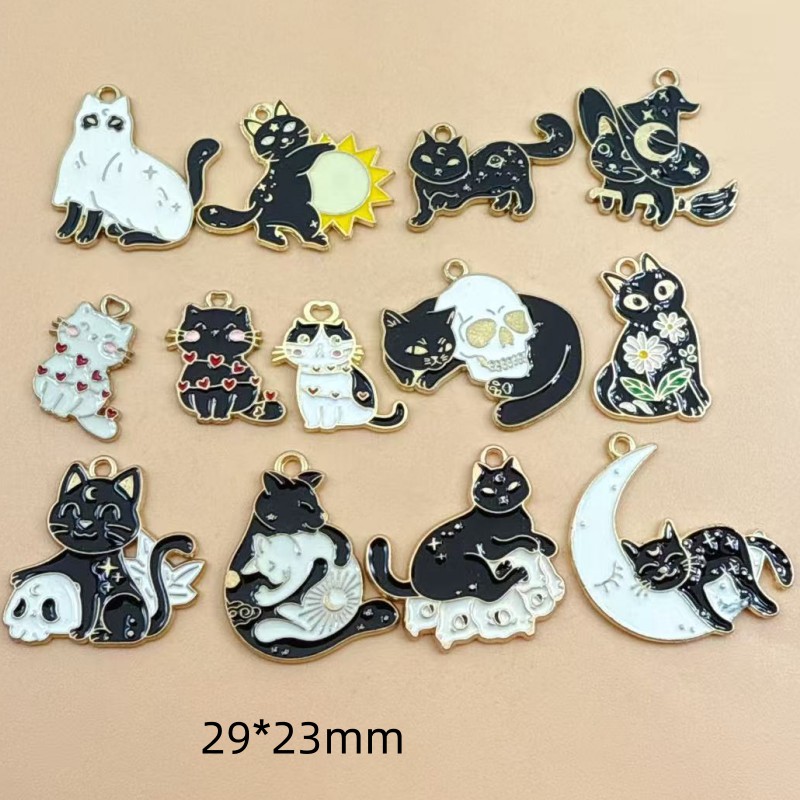 10pcs Original Alloy Enamel Bl - Jewelry Making Charms recension och pris