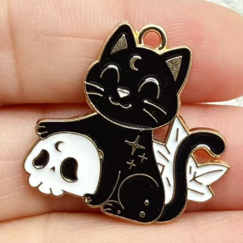 10pcs Original Alloy Enamel Bl - Jewelry Making Charms recension och pris