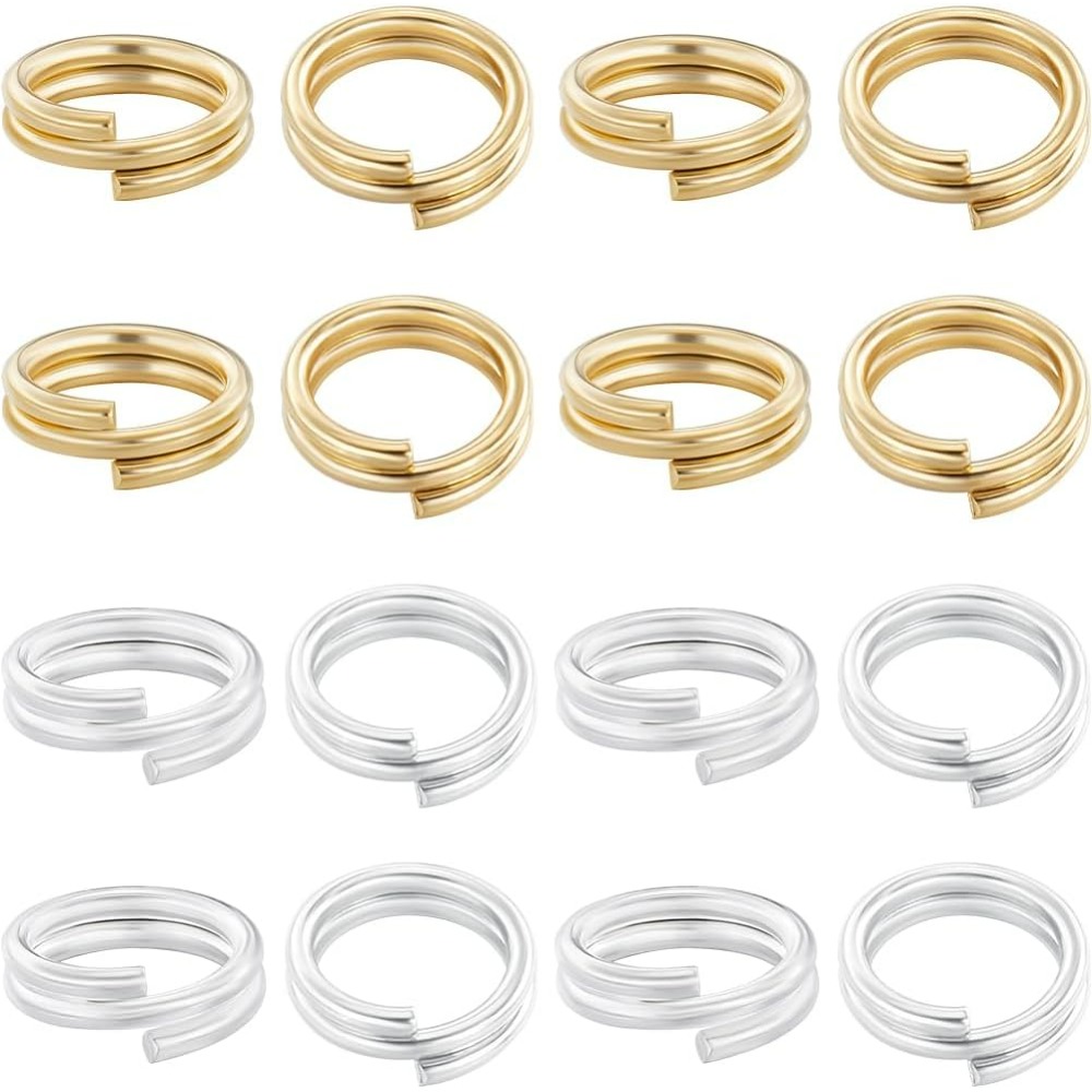 1 Box 80Pcs Split Jump Ring 24 - Jewelry Making Jump Rings recension och pris
