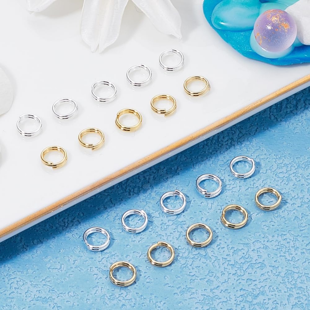 1 Box 80Pcs Split Jump Ring 24 - Jewelry Making Jump Rings recension och pris