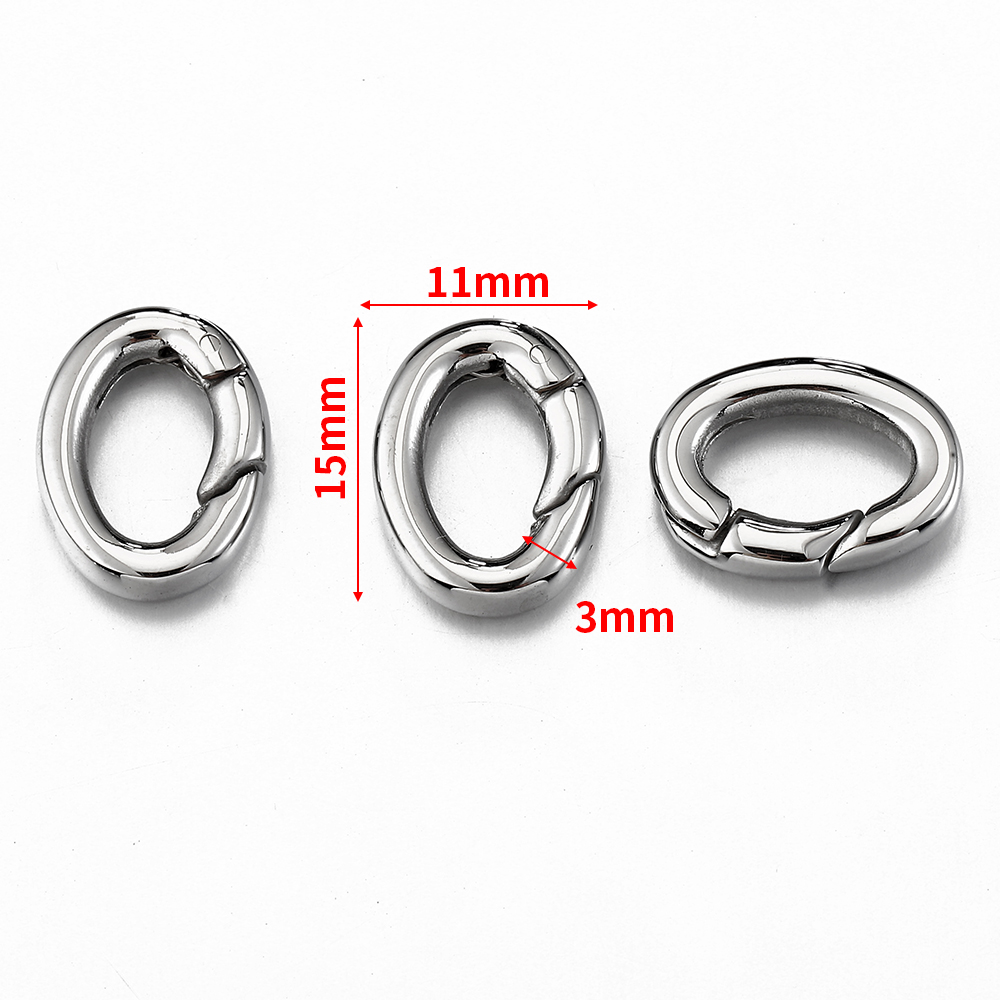 2pcs/1pc Stainless Steel Sprin - Jewelry Making Kit For Beginners recension och pris