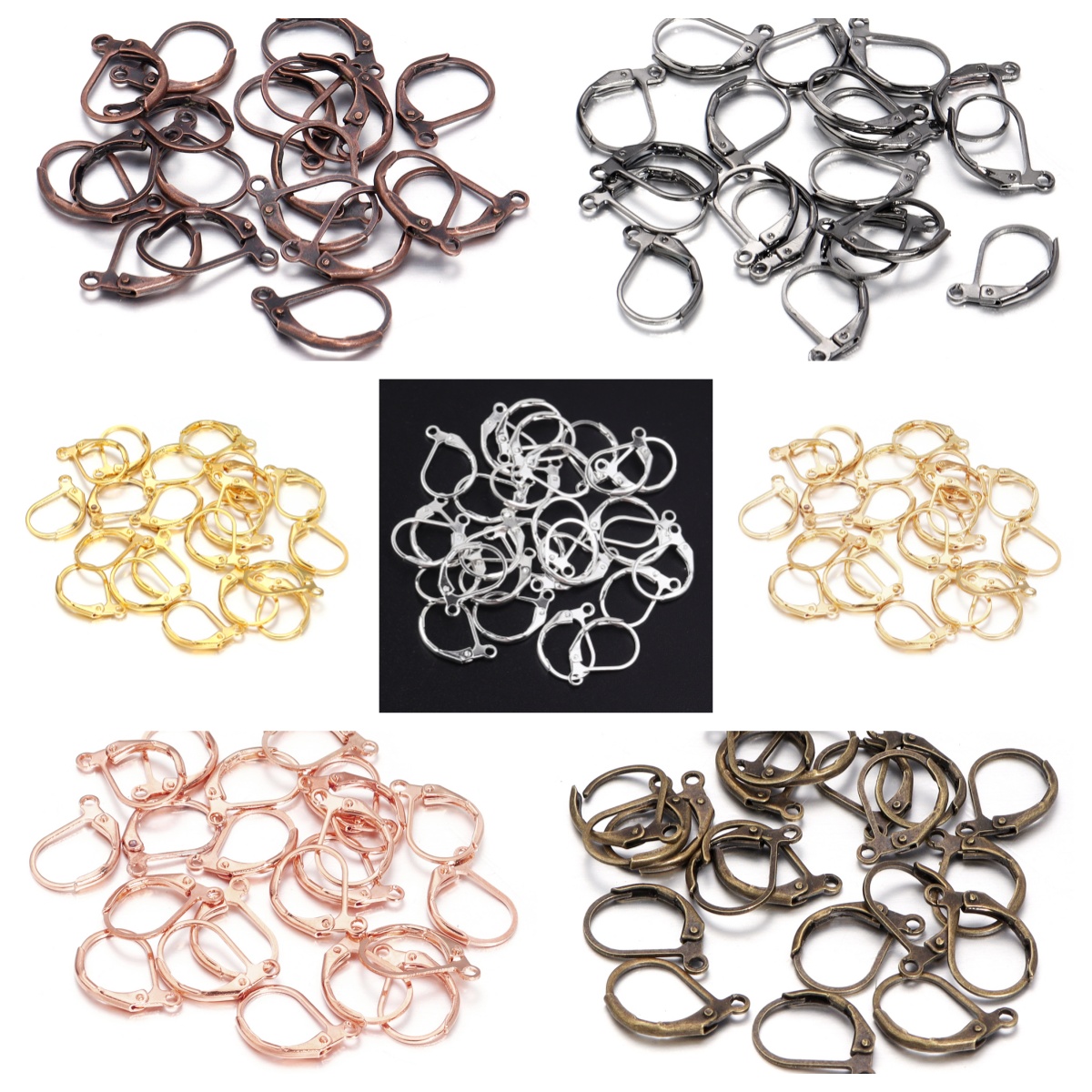 50pcs/lot Hypoallergenic Earri - Jewelry Making Findings recension och pris