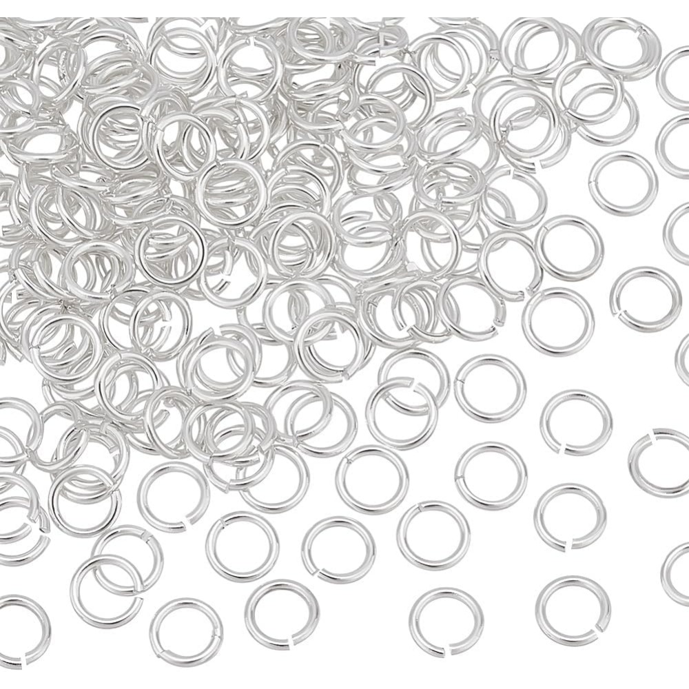 200pcs 925 Sterling Silver Pla - Jewelry Making Jump Rings recension och pris