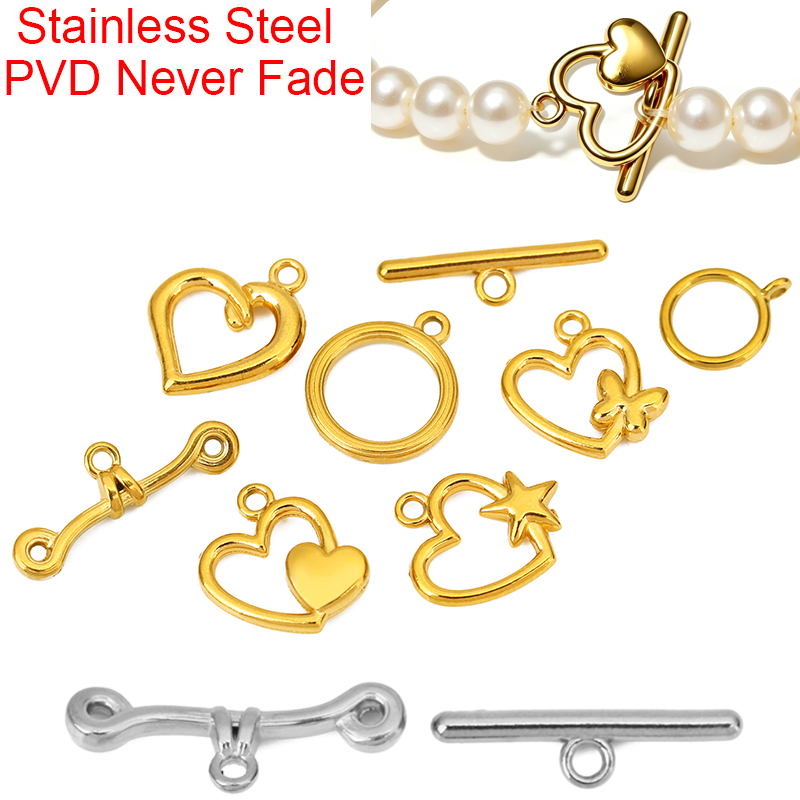 5sets PVD Never Fade Stainless - Jewelry Making Metal Supplies recension och pris