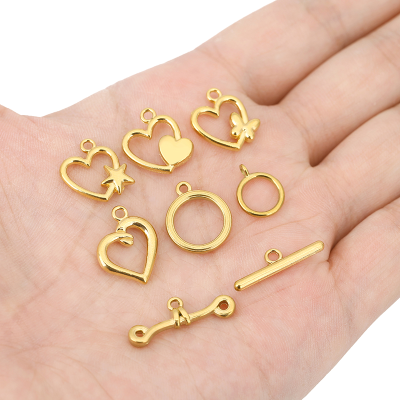 5sets PVD Never Fade Stainless - Jewelry Making Metal Supplies recension och pris