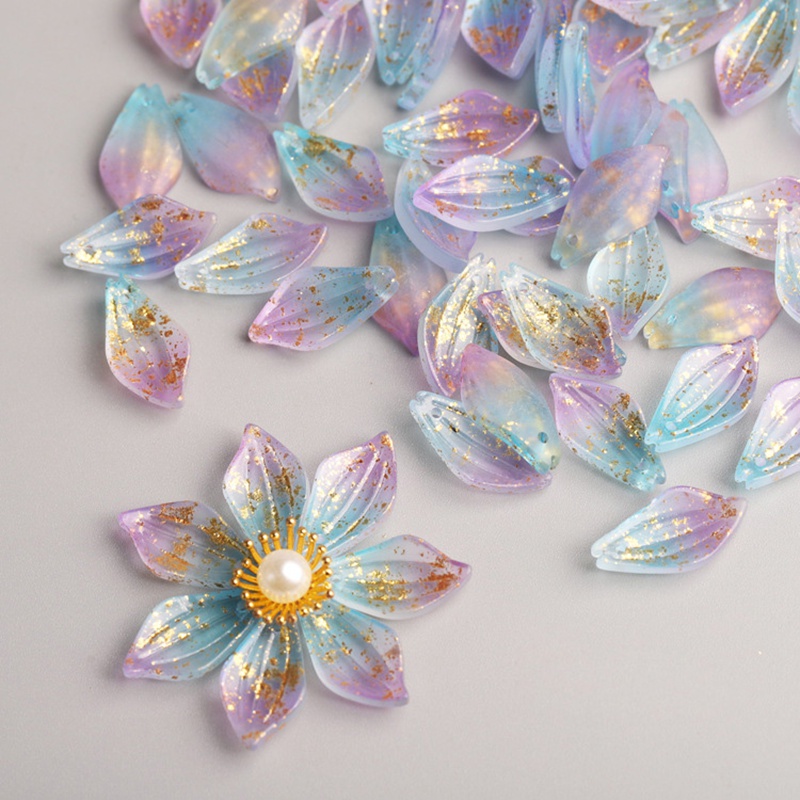 10pcs Flower Petal Shape 18x9m - Jewelry Making Qc recension och pris