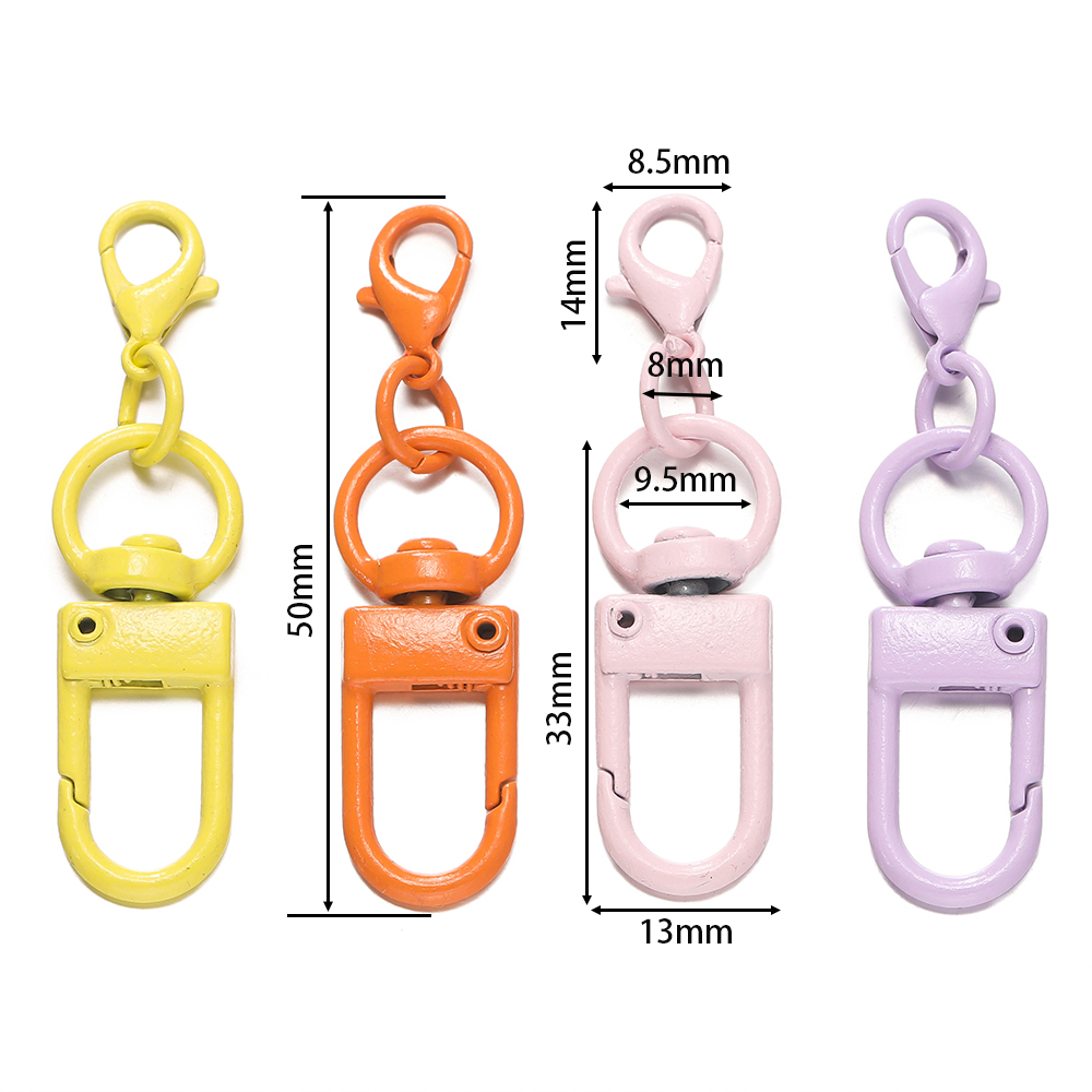 10pcs/lot Colorful Lobster Cla - Lobster Clasp Silver recension och pris