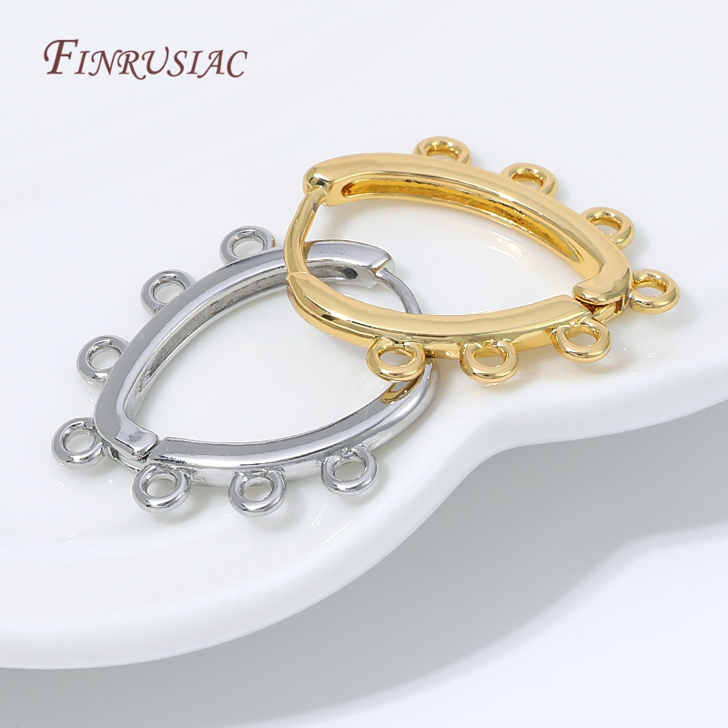 18K Gold Plated Huggie Earring - Jewelry Making Charms recension och pris