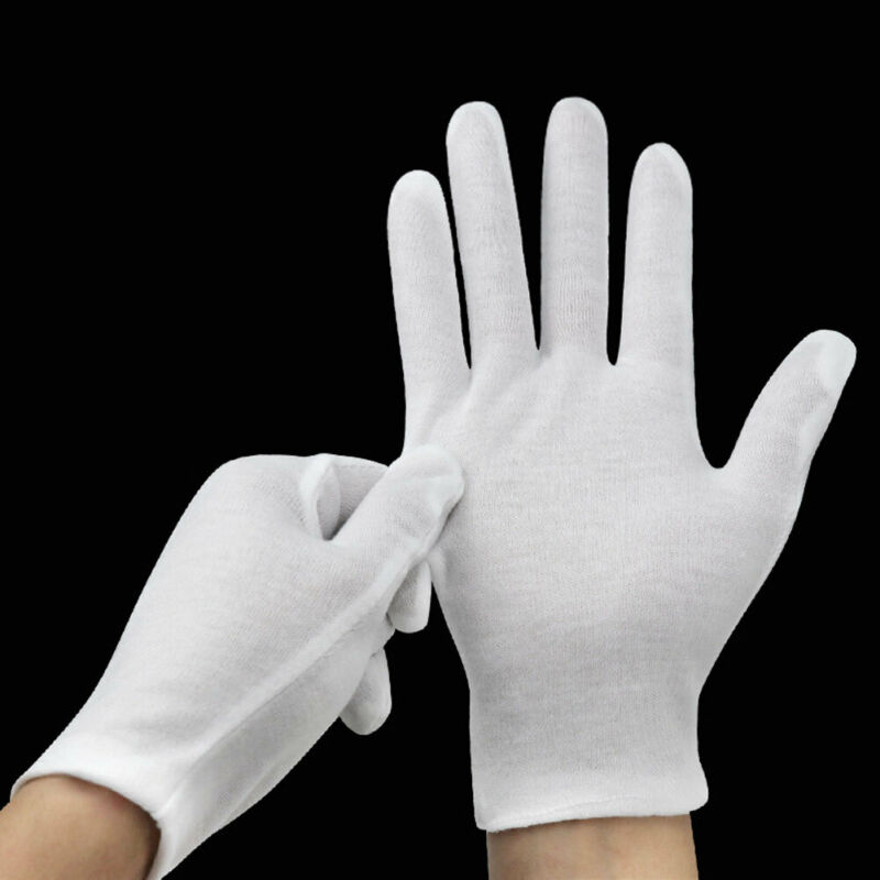 24PCS White Gloves 12 Pairs So - Jewelry Making Gloves recension och pris