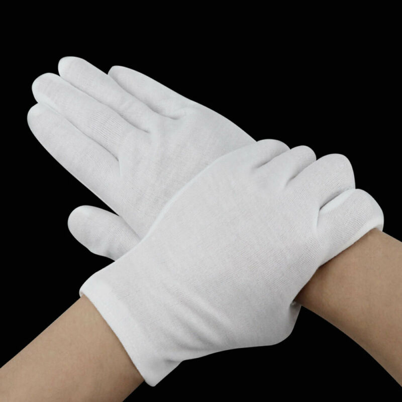 24PCS White Gloves 12 Pairs So - Jewelry Making Gloves recension och pris