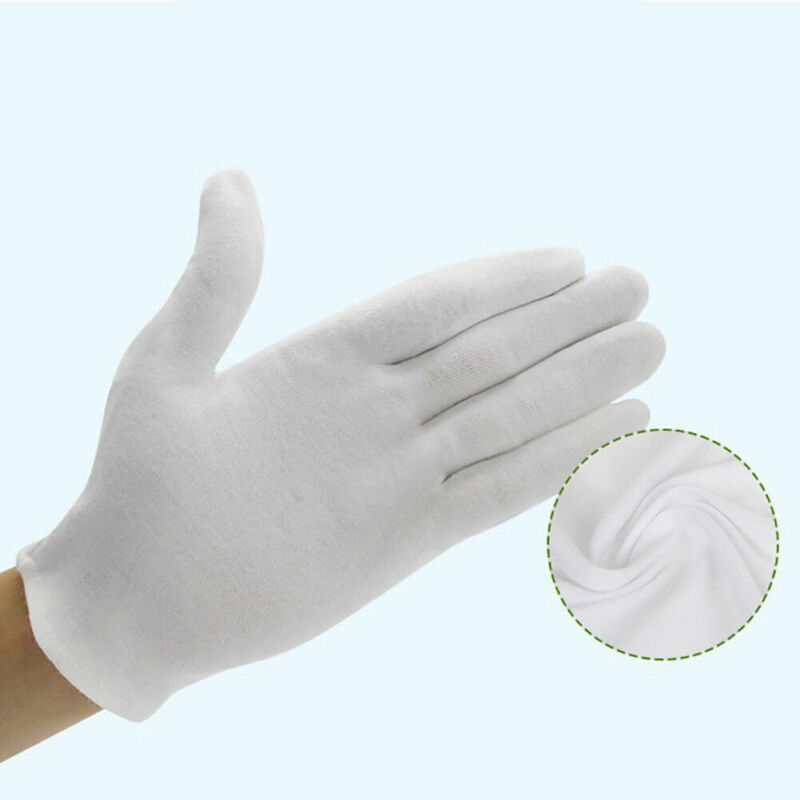 24PCS White Gloves 12 Pairs So - Jewelry Making Gloves recension och pris