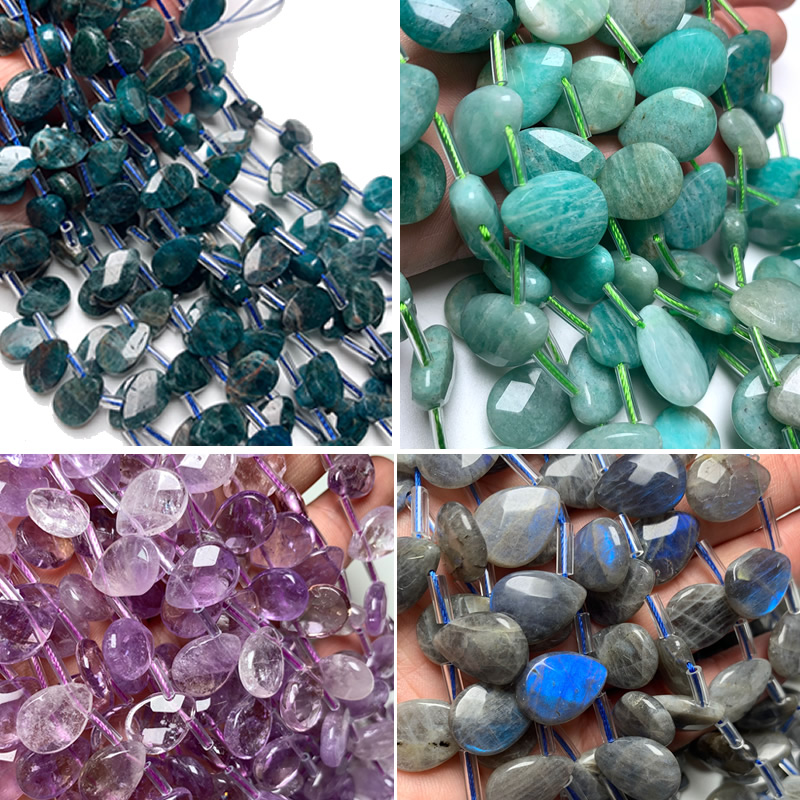 Faceted Natural 8x12mm Labrado - Jewelry Making Amazon recension och pris