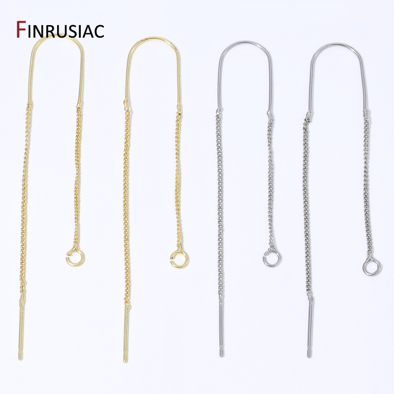 18K Gold Plated Brass Long Tas - Jewelry Making Findings recension och pris