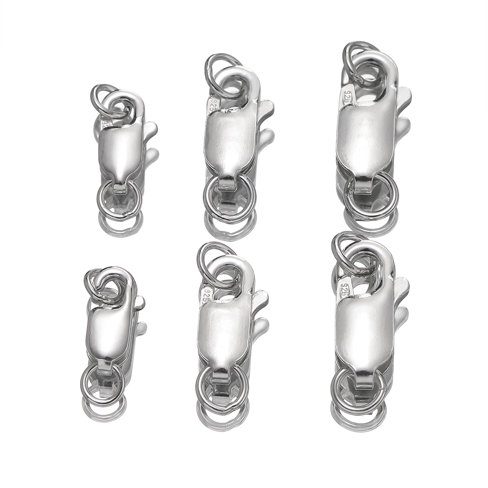 2Pcs Solid Silver Lobster Clas - Lobster Clasp Silver recension och pris